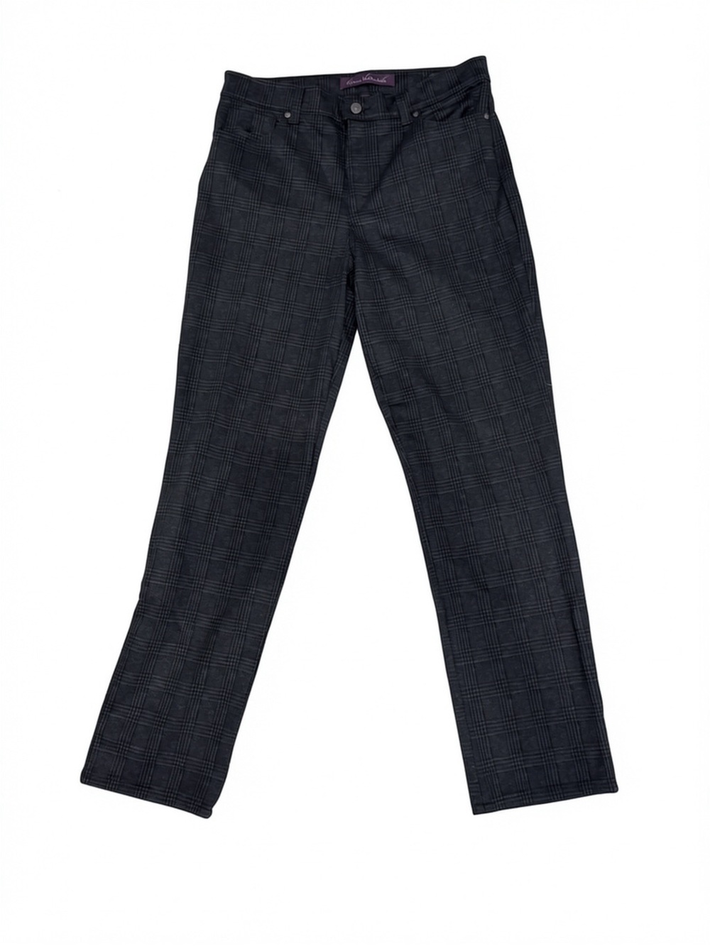 Gloria Vanderbilt Black Plaid Women’s Dress Pants
